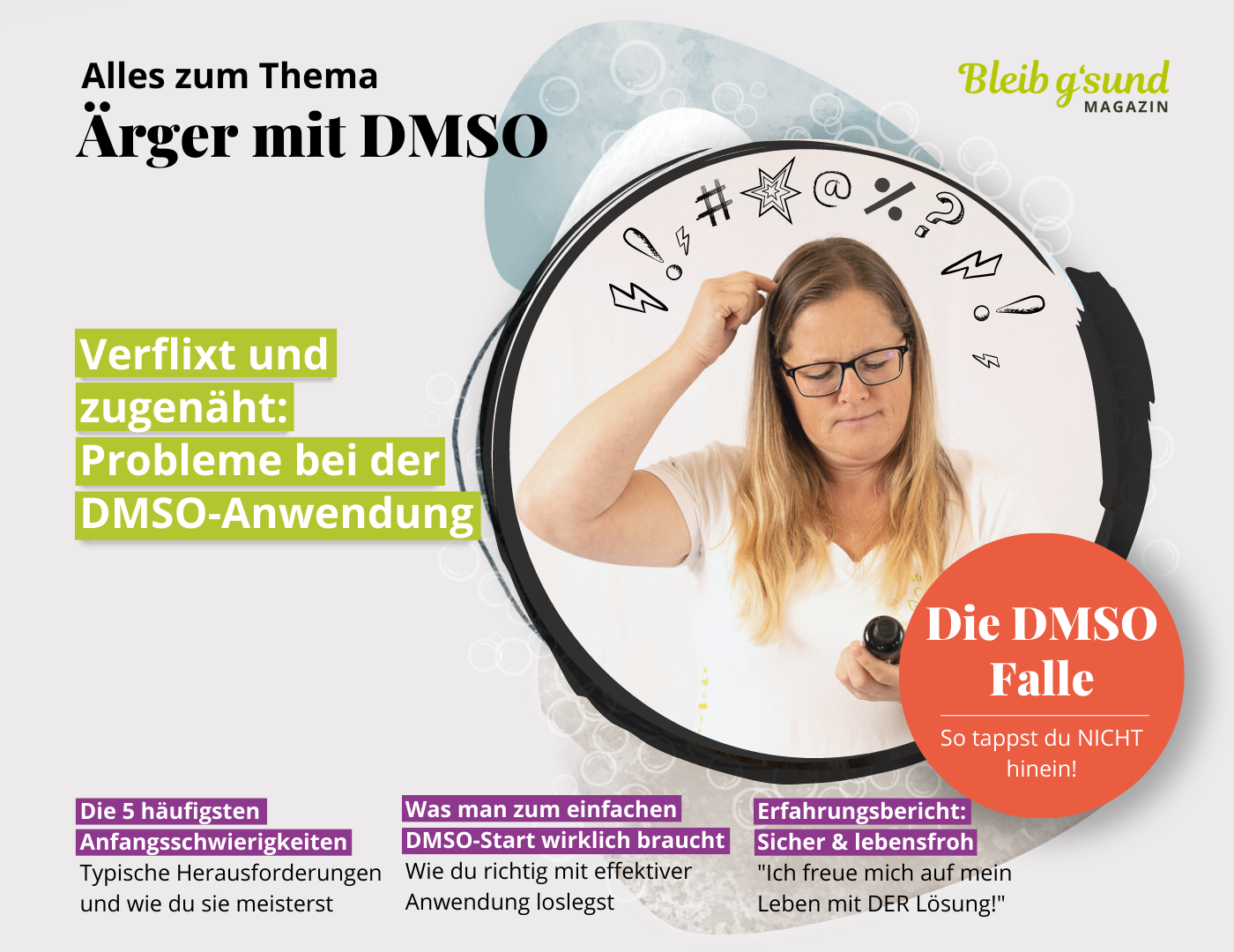 Ärger mit DMSO - Probleme bei der DMSO-Anwendung
