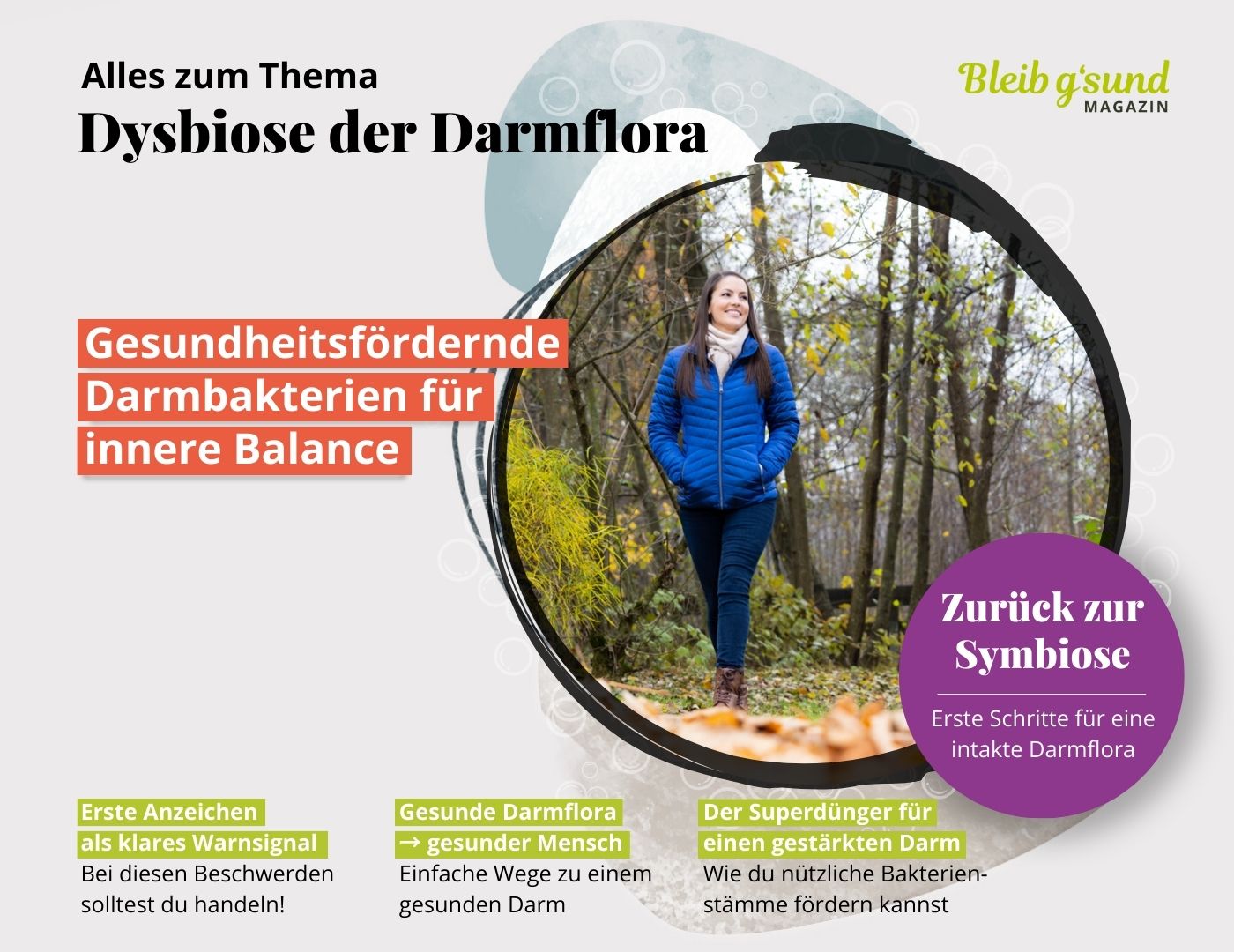 Dysbiose - So bringst du deine Darmbakterien in Balance