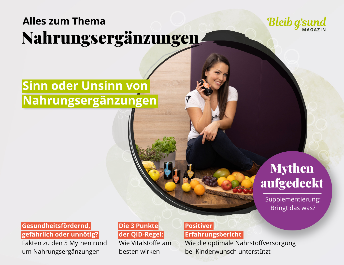 Sinn und Unsinn von Nahrungsergänzungen