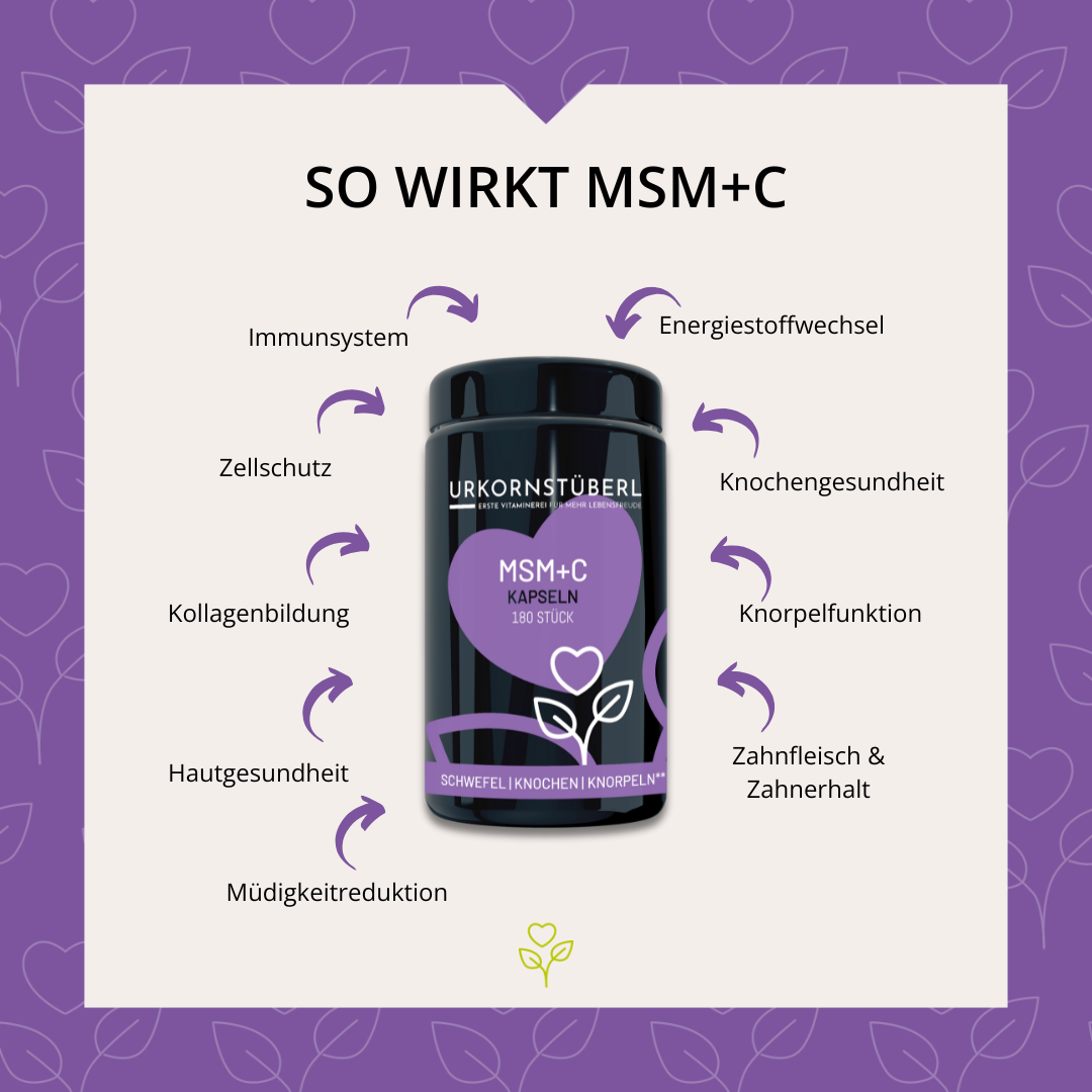 MSM+C Kapseln 180 Stück