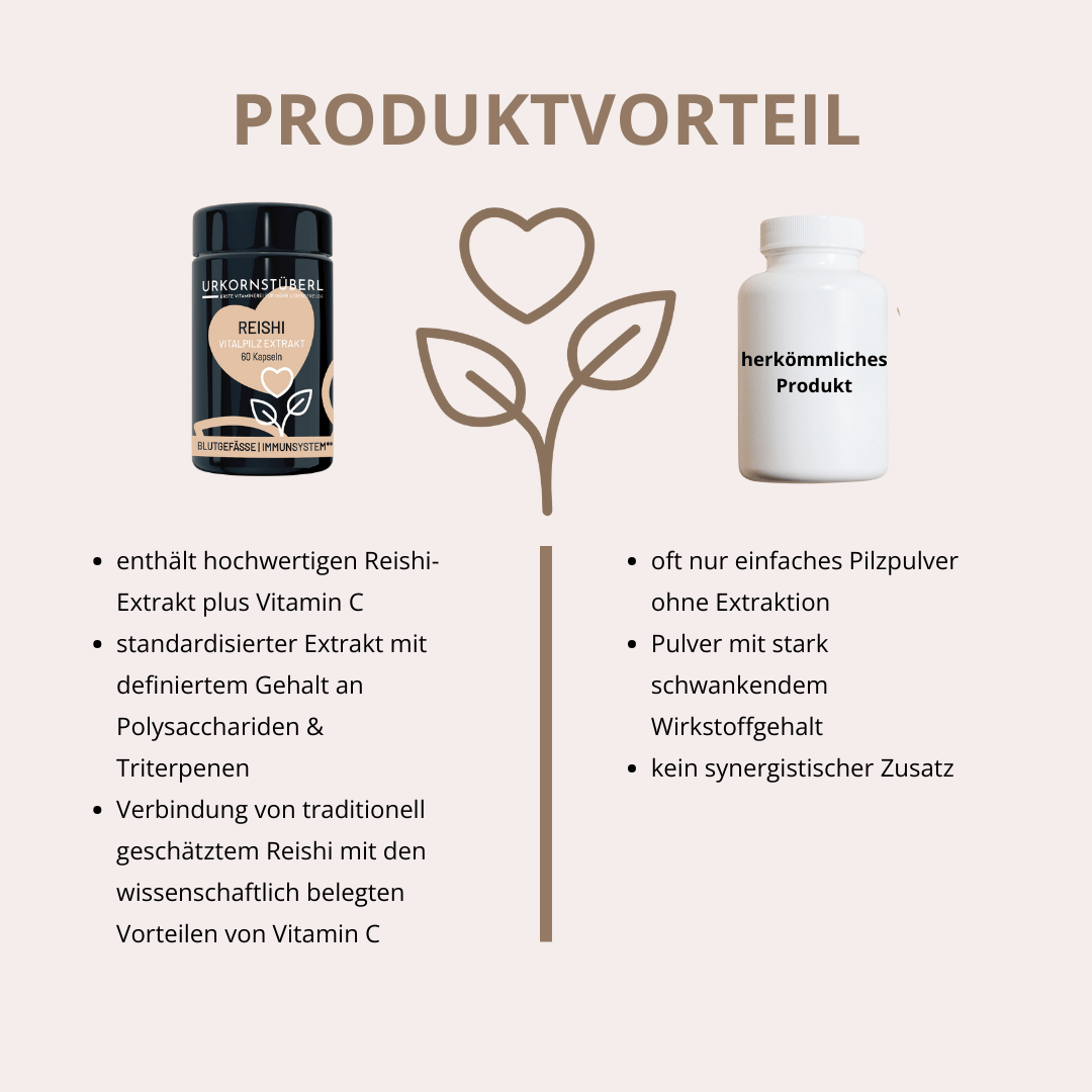 Reishi Vitalpilzextrakt 60 Kapseln