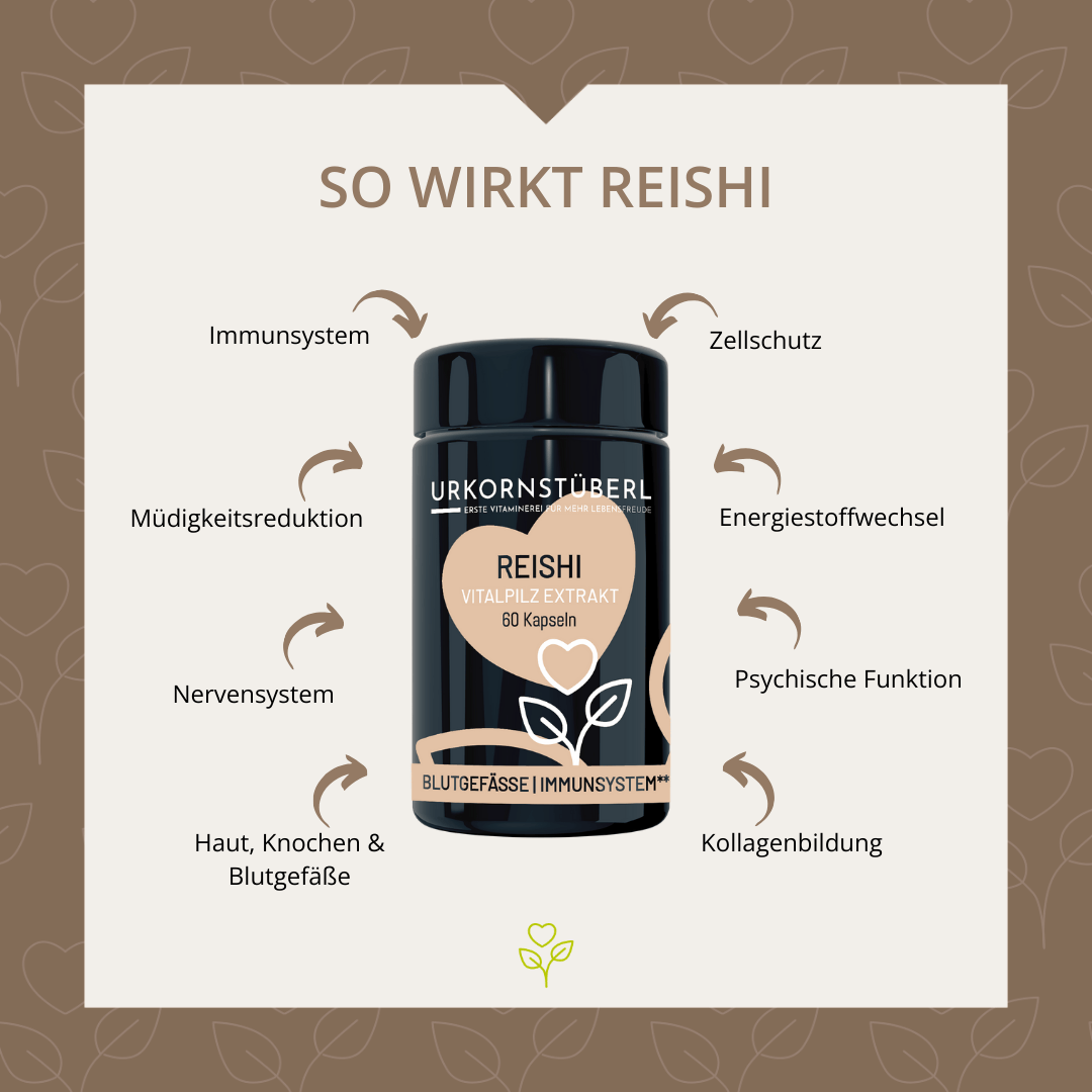 Reishi Vitalpilzextrakt 60 Kapseln