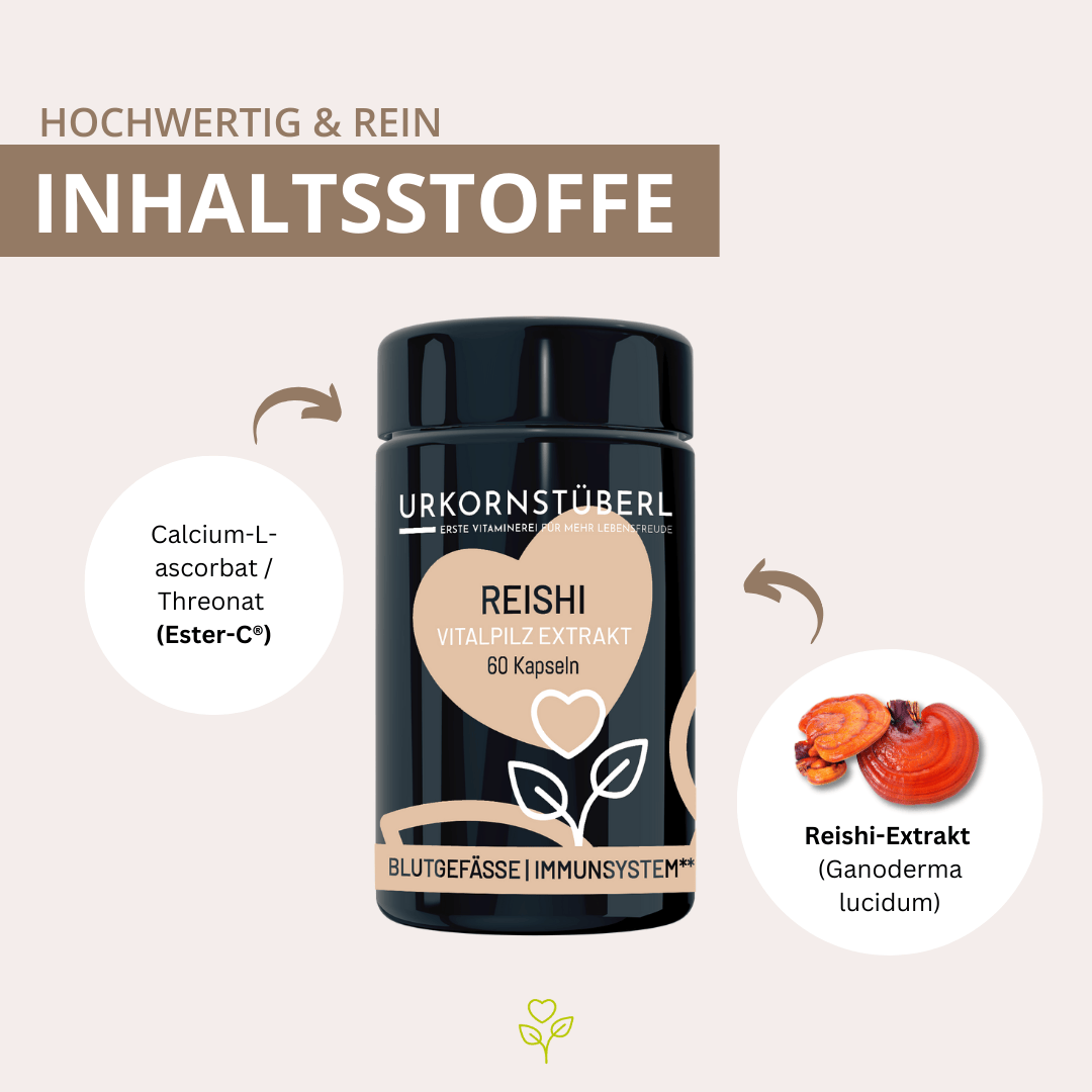 Reishi Vitalpilzextrakt 60 Kapseln