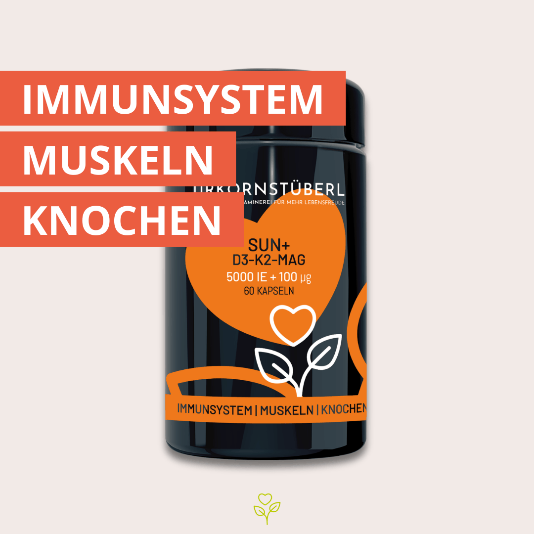 SUN+ D3-K2-Mag 60 Kapseln
