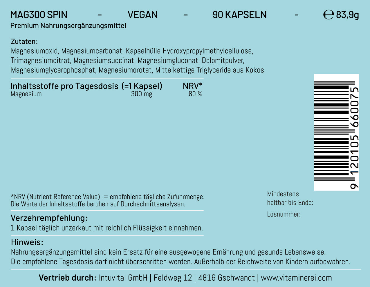 Mag300 Spin der Vitaminerei