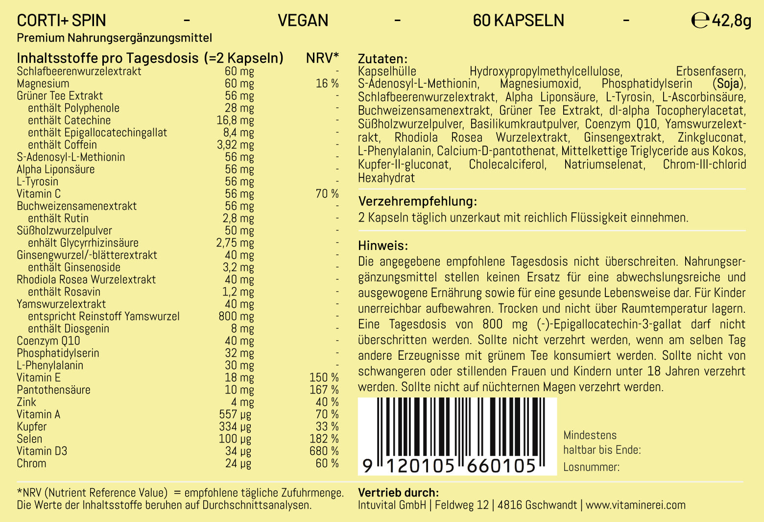 Corti+Spin der Vitaminerei
