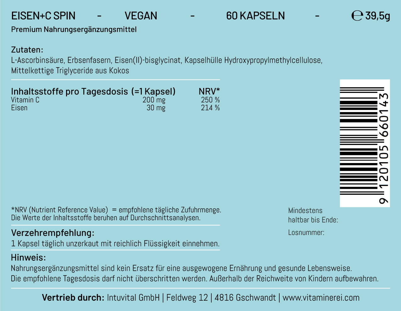 Eisen+C Spin der Vitaminerei