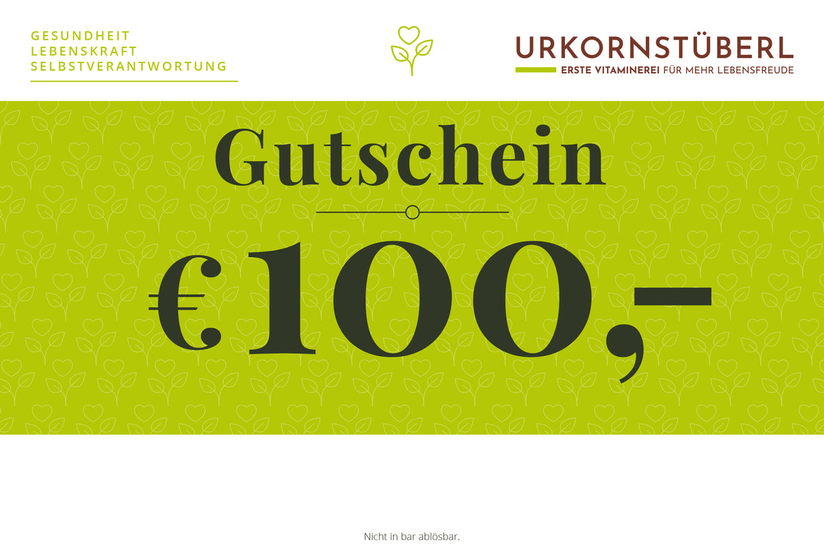 Gutschein im Wert von 100,- €