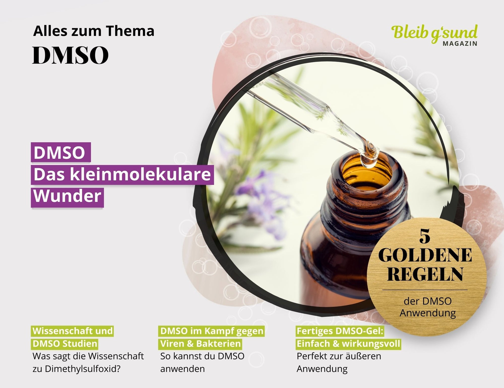 DMSO - Das kleinmolekulare Wunder - Alles zum Thema DMSO und die 5 goldenen Regeln der DMSO-Anwendung