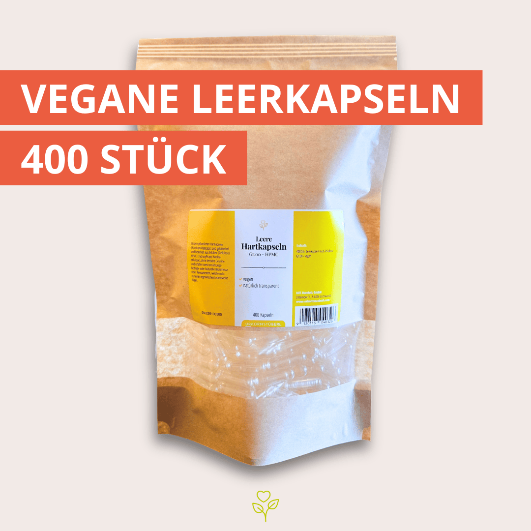 Leerkapseln vegan HPMC 400 Stk. Gr.00