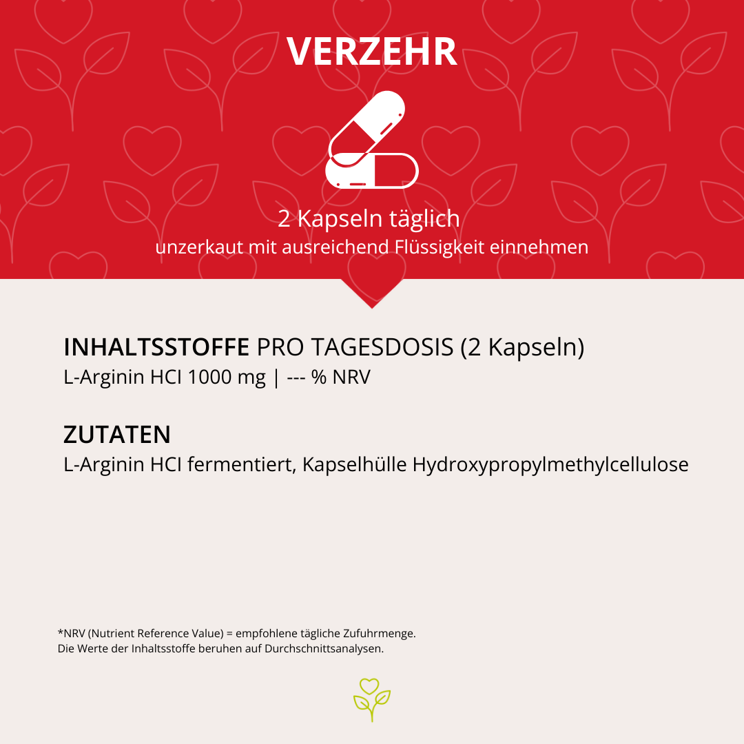 L-Arginin 90 Kapseln