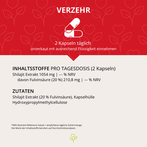 Shilajit für Heldinnen & Helden 60 Kapseln