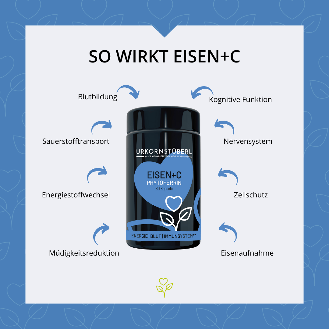 Eisen+C 60 Kapseln
