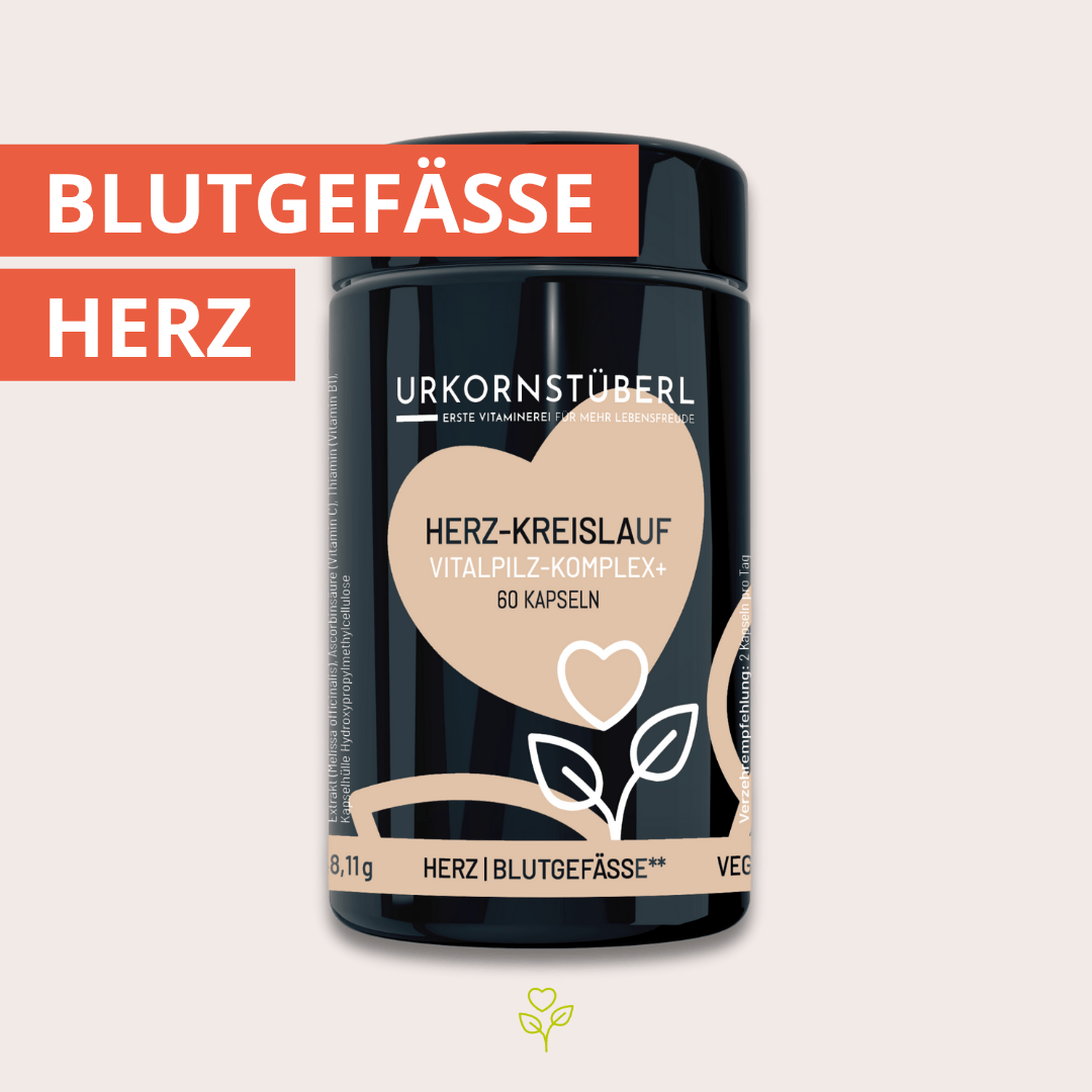 Herz-Kreislauf Vitalpilz-Komplex+ 60 Kapseln