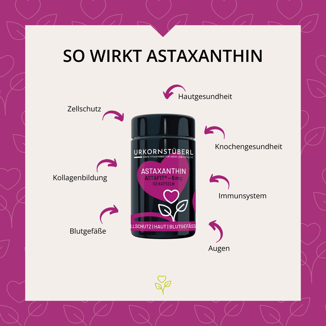 Astaxanthin 6 mg ASTAFIT® 60 Kapseln