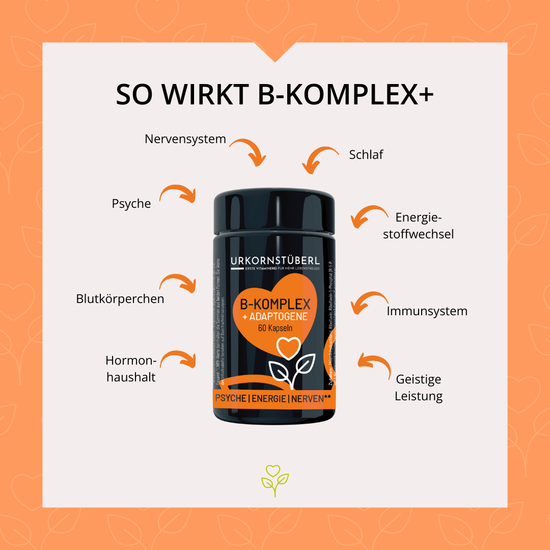 B-Komplex + Adaptogene 60 Kapseln