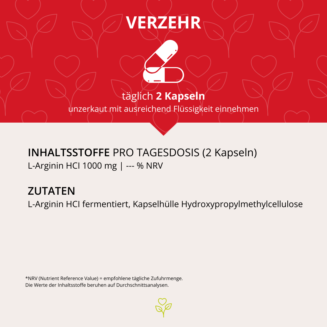 L-Arginin 90 Kapseln