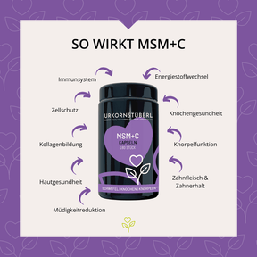MSM+C Kapseln 180 Stück