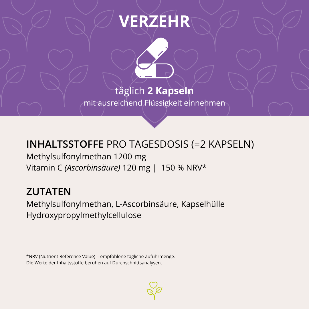 MSM+C Kapseln 180 Stück