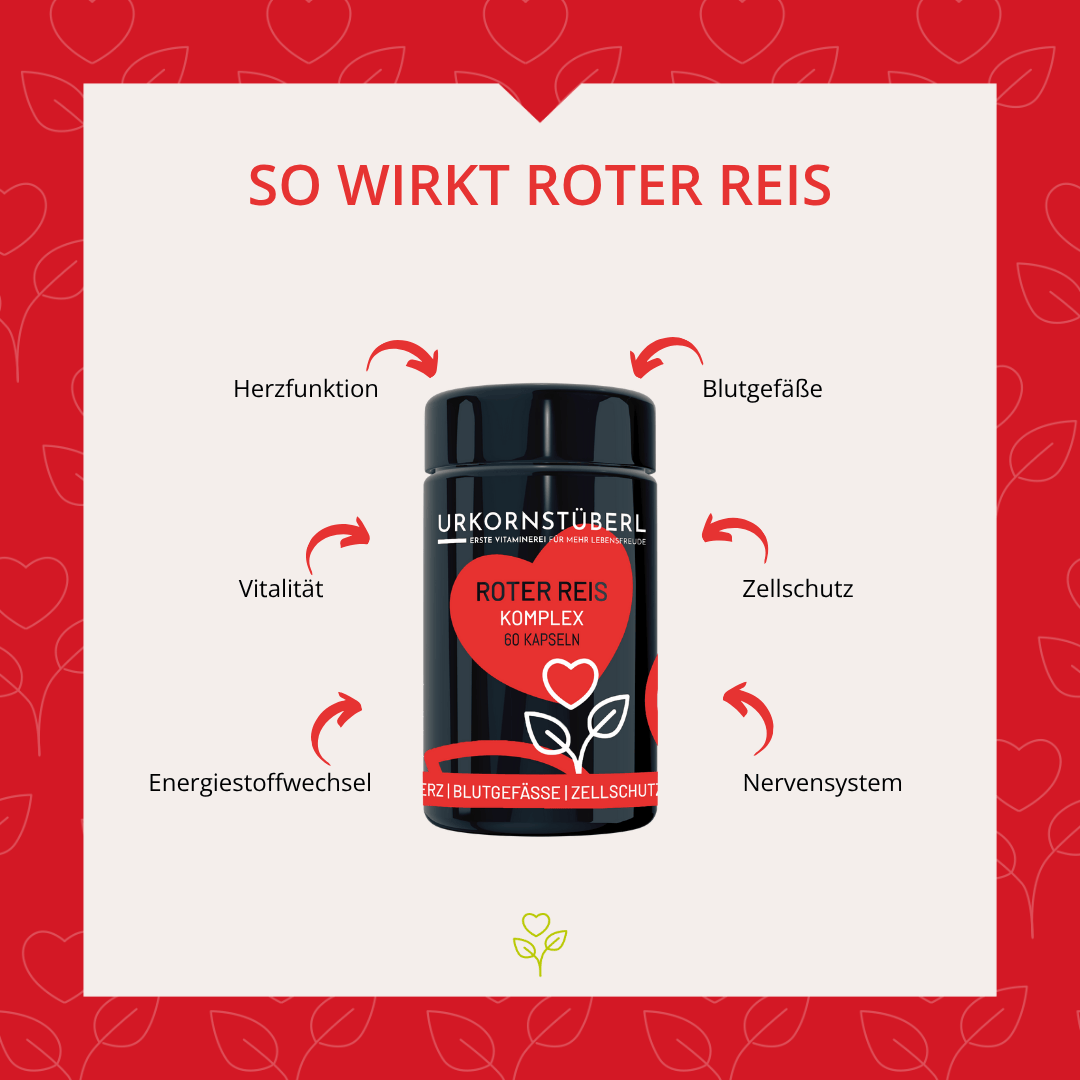 Roter Reis Komplex 60 Kapseln