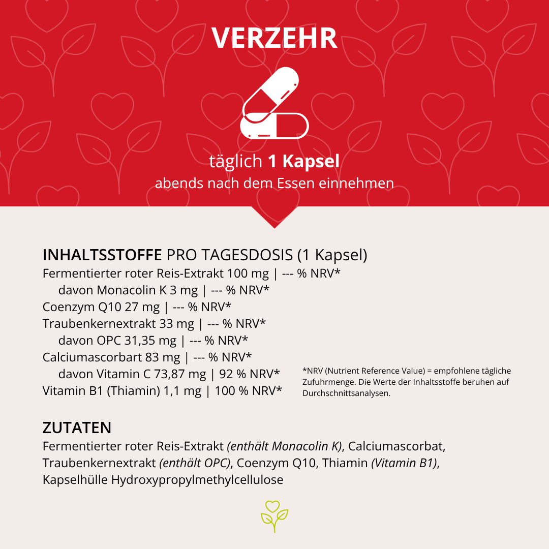 Roter Reis Komplex 60 Kapseln