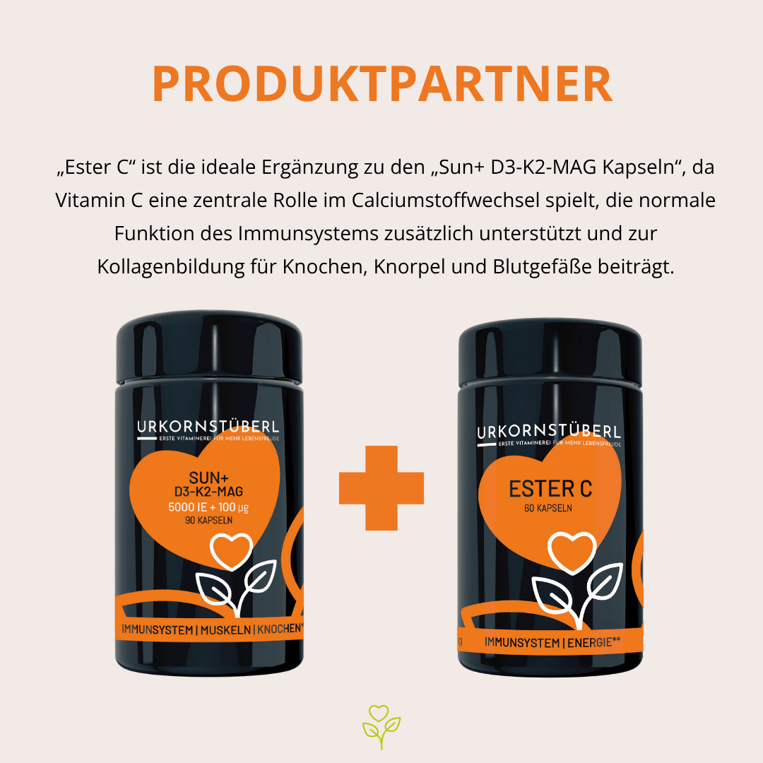 SUN+ D3-K2-Mag 60 Kapseln