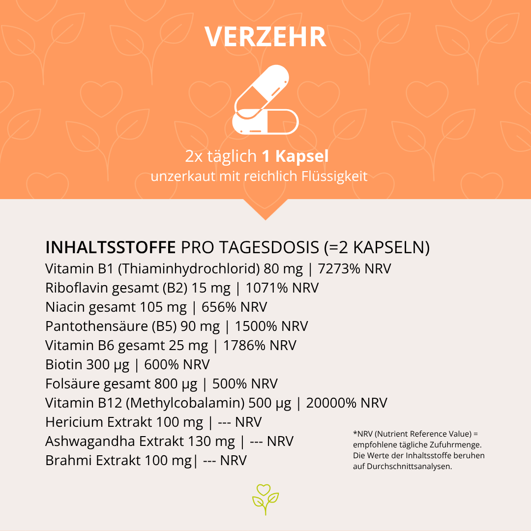B-Komplex + Adaptogene 60 Kapseln