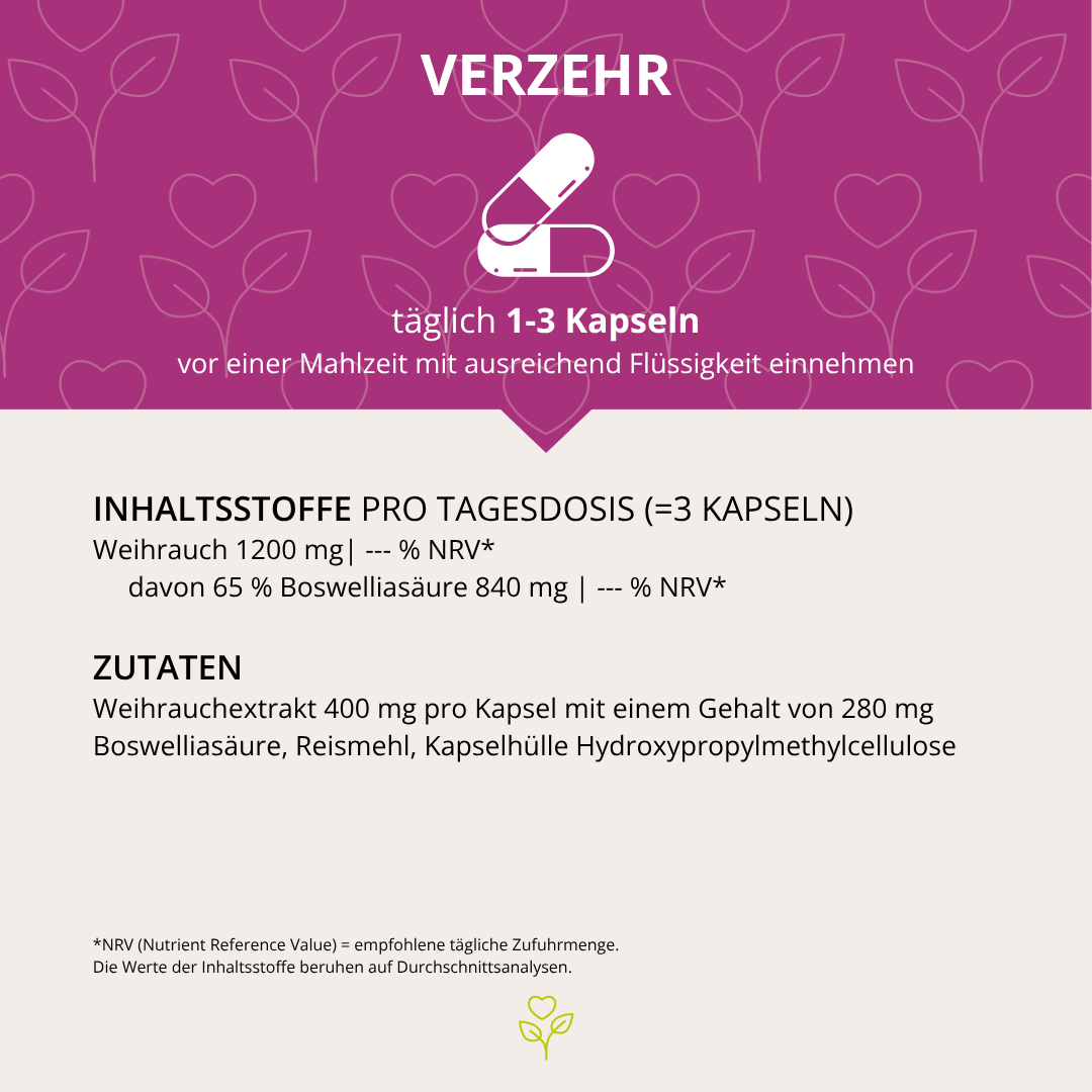 Weihrauchextrakt 400mg