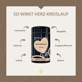 Herz-Kreislauf Vitalpilz-Komplex+ 60 Kapseln