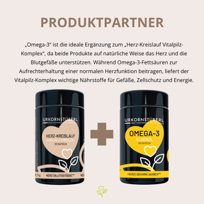 Herz-Kreislauf Vitalpilz-Komplex+ 60 Kapseln