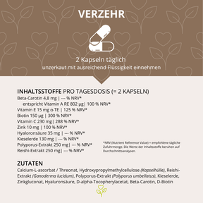 Haut Haare Nägel Vitalpilz-Komplex 90 Kapseln