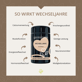 Wechseljahre Vitalpilz-Komplex+ 60 Kapseln