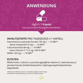 Astaxanthin 6 mg 60 Kapseln