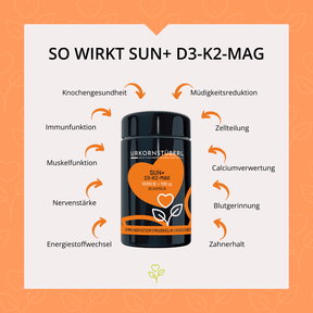SUN+ D3-K2-Mag 60 Kapseln