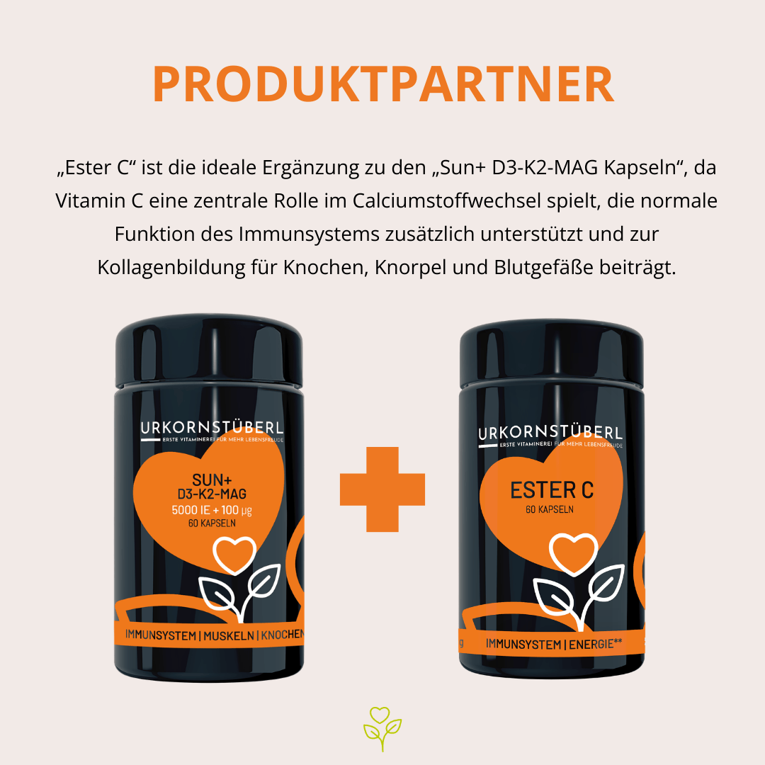 SUN+ D3-K2-Mag 60 Kapseln