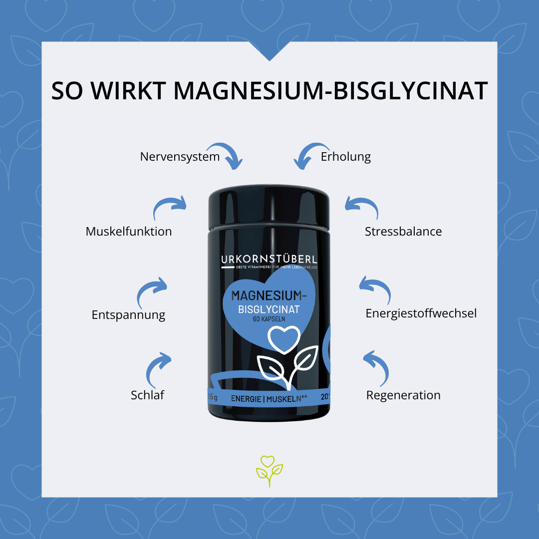 Magnesiumbisglycinat 60 Kapseln