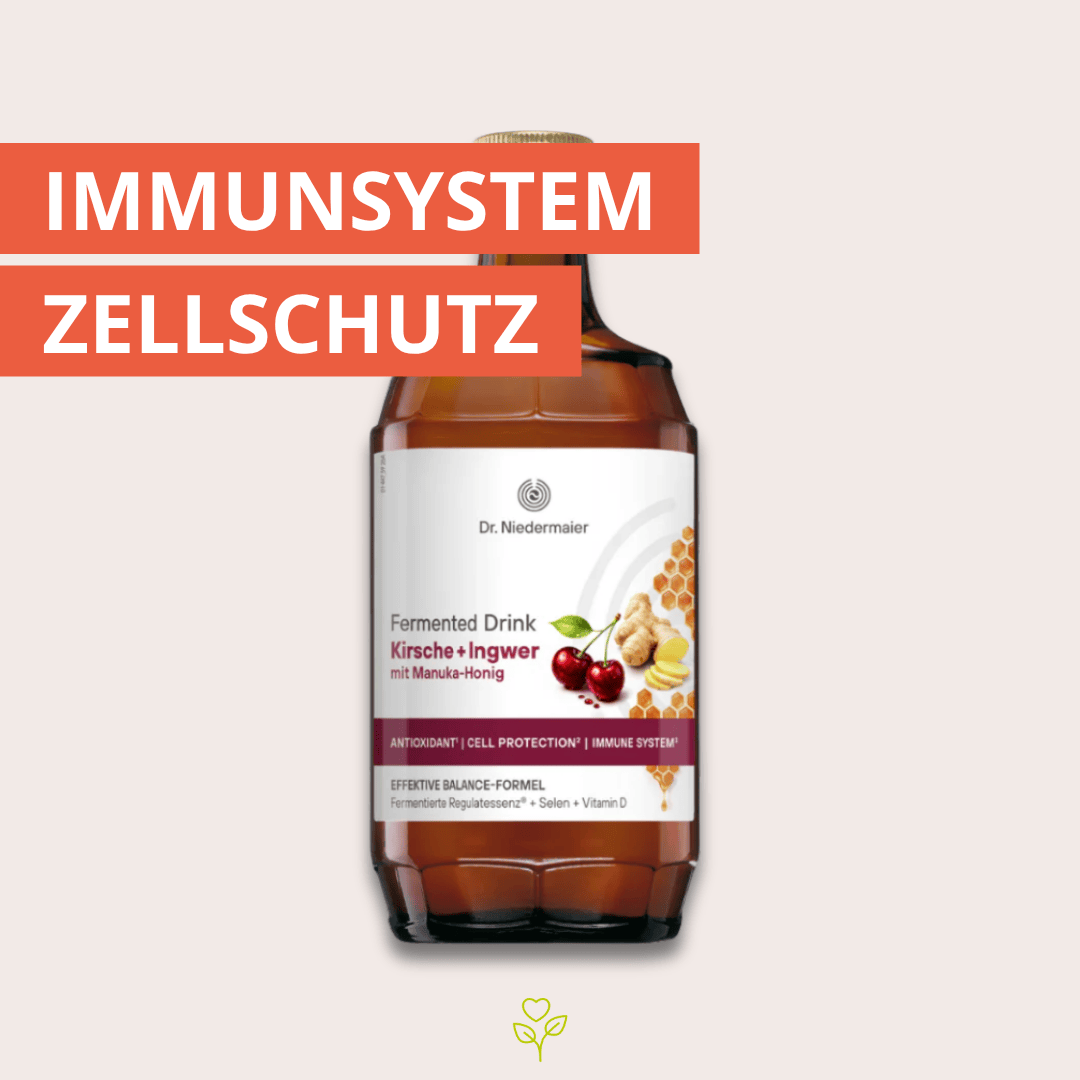 Fermented Drink Kirsche+Ingwer mit Manuka-Honig 350 ml