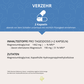 Magnesiumbisglycinat 60 Kapseln