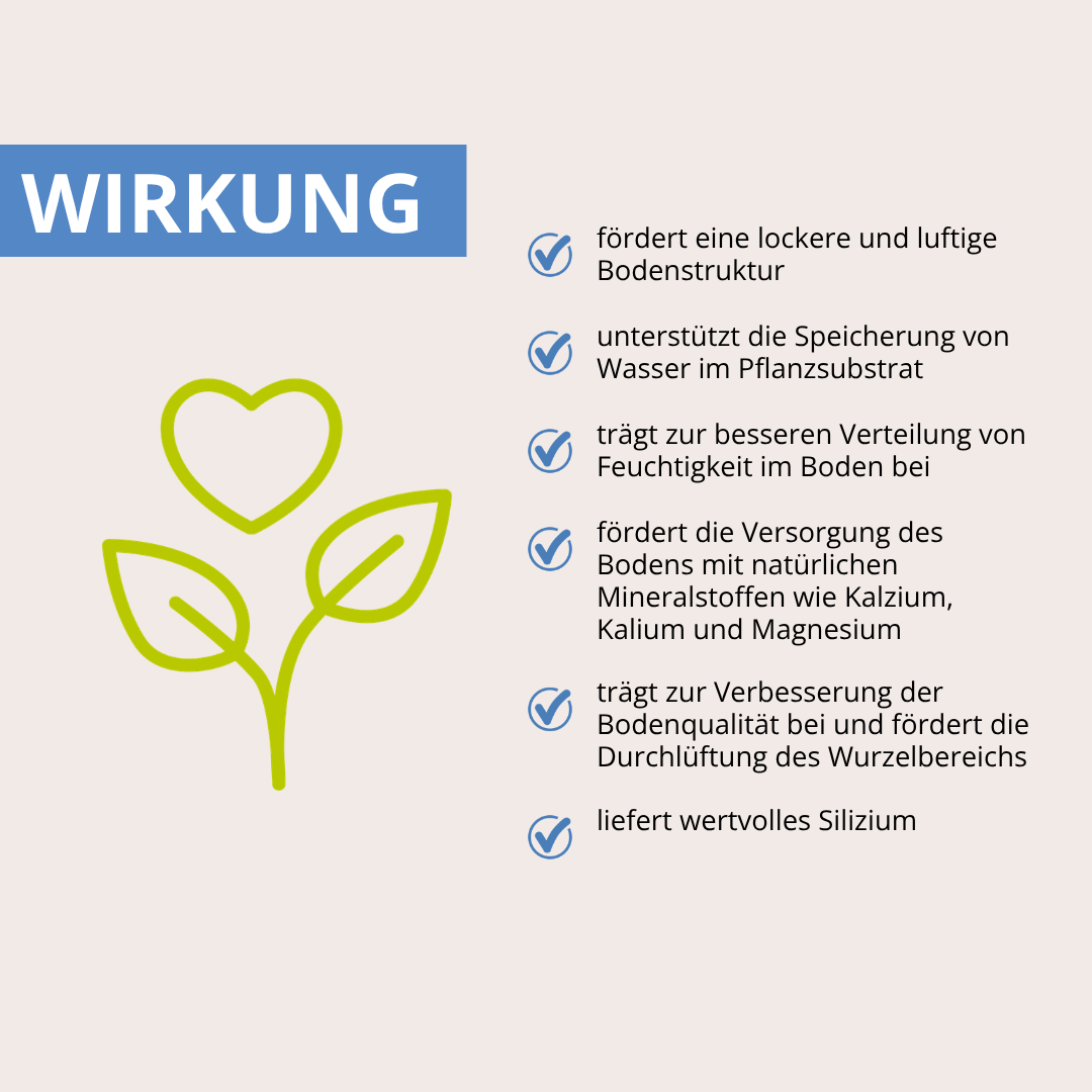 Zeolith für Pflanzen - Naturmineral mit 93 % Klinoptilolith 250 g Dose