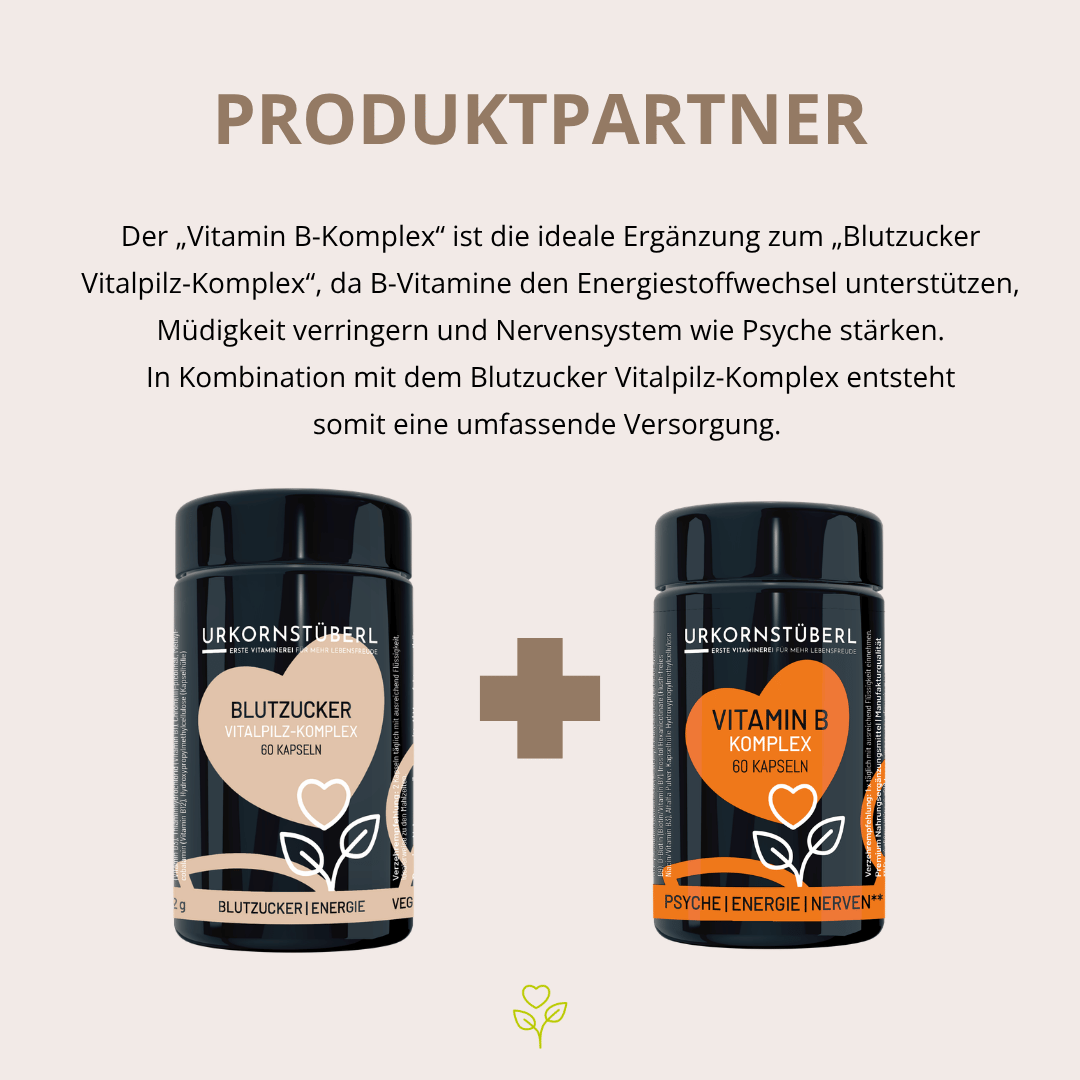 Blutzucker Vitalpilz-Komplex 60 Kapseln