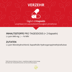 L-Lysin 60 Kapseln Jubiläumsedition