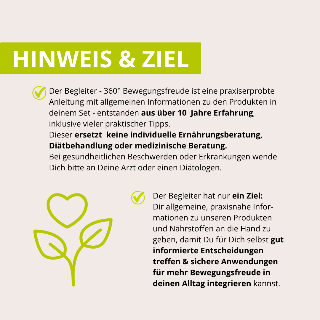 360° Bewegungsfreude-Set mit MSM+C, Magnesium & Vitamin D3-K2