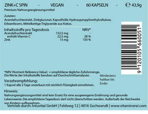 Zink+C Spin: Gesund und gestärkt durch das Jahr mit Zink+C Spin von der Vitaminerei