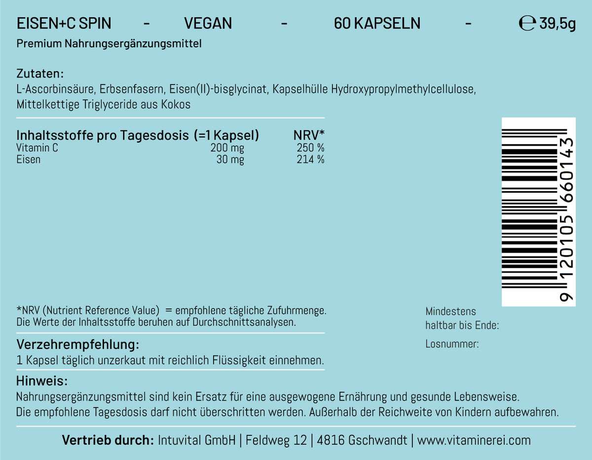 Eisen+C Spin der Vitaminerei