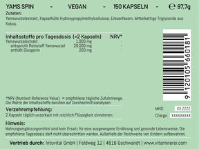 Yams Spin: Entspannt durch die Wechseljahre – mit Yams Kapseln von der Vitaminerei