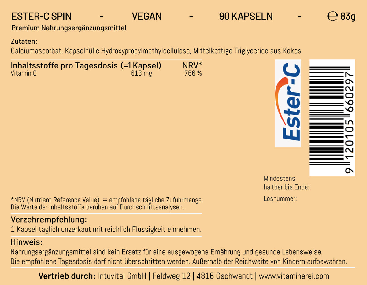 Ester-C Spin der Vitaminerei