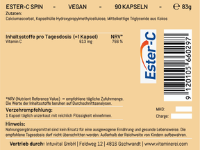 Ester-C® Spin: Das magenfreundliche Premium-Vitamin-C