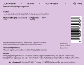 L-Lysin Spin der Vitaminerei