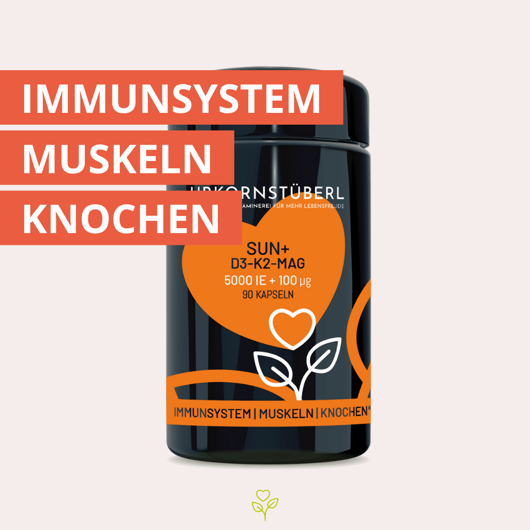 SUN+ D3-K2-Mag 60 Kapseln
