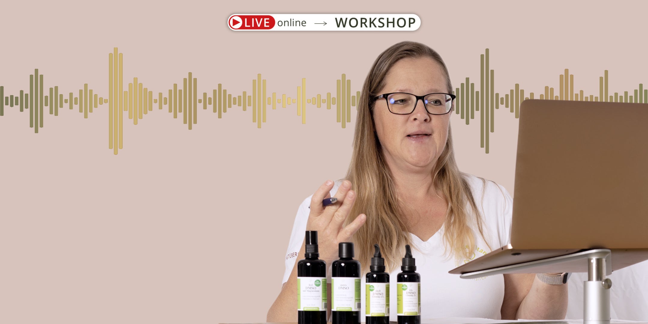Karin Huber beim LIVE DMSO Praxisworkshop
